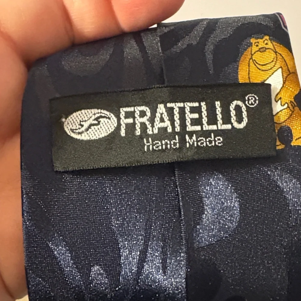 Fratello Vintage Stock Market Bulls and Bears Tie Necktie